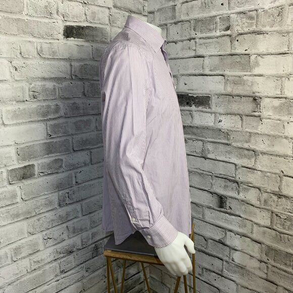 Canali 1934 Designer Striped Dress Shirt - Picture 3 of 13